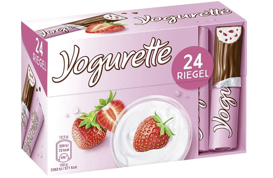 Aardbei yoghurt chocolade 24stukes
